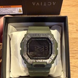Activa Sport Digital Smartwatch - Green